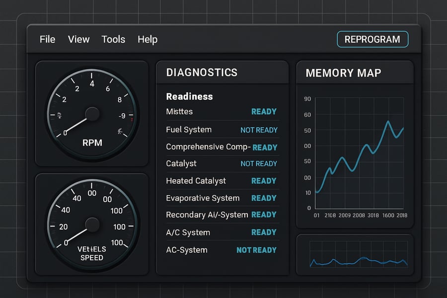OEM aftermarket software dashboard OEM aftermarket software dashboard